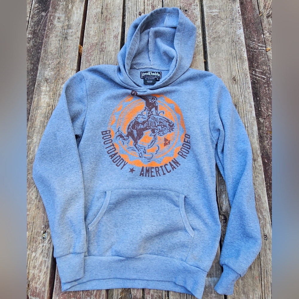 Boot Daddy Gray Hoodie Unisex Size XS
